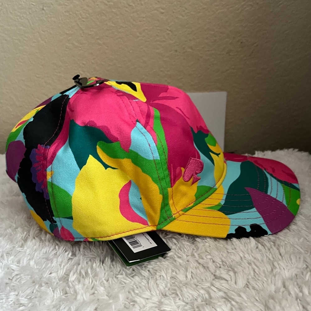 Kate Spade ♠️ Orchid Bloom Baseball Cap NWT